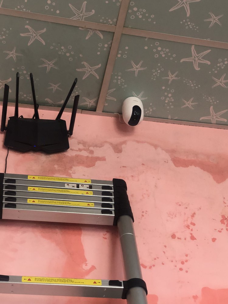 Lắp Camera A22 Xoay 360 độ cho Chị chủ Tiệm Nail ở Đất Đỏ